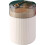 Automatic Toothpick Dispenser with OneHand Push Operation, Airtight Lid, Compact White Holder 1