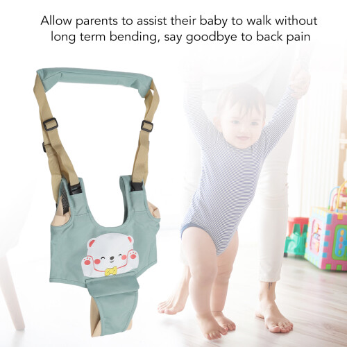 Multifunctional Baby Walking Harness Green, Adjustable, 6-36 Months 2
