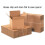 Corrugated  Boxes 4x4x6 Kraft, Durable Small Packing Boxes 25 Pack for Ecommerce 3
