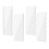 Acrylic Cake Scraper Set 4pcs Clear Combs for Flawless Cake Edges and Versatile Decorating 1