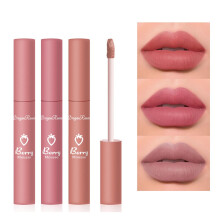 3 Pack Waterproof Matte Liquid Lipstick Set, Long Lasting NonStick Cup Lip Gloss for Women