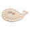 Embroidery Thread Organizer Wooden Whale Shaped Floss Holder Tangle Compact Craft Tool 1
