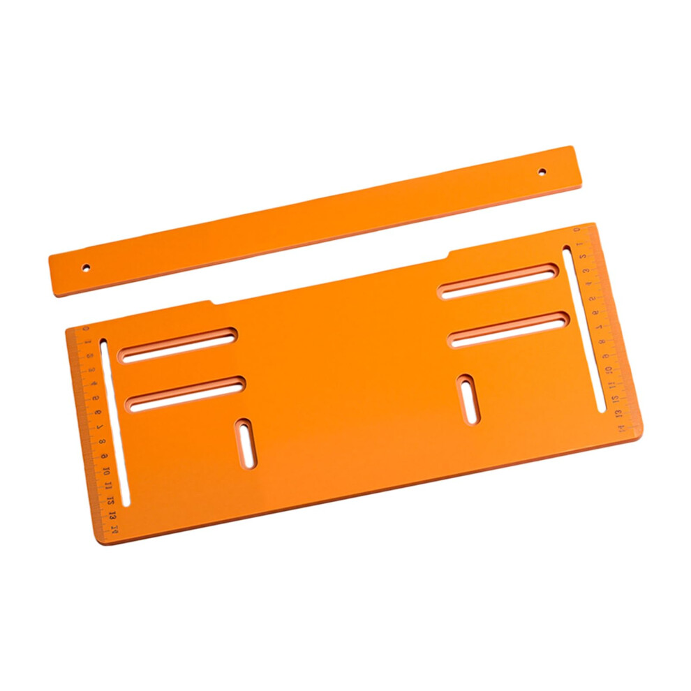 Adjustable Circular Saw Guide Plate With Measurement Markings For Precise Woodworking Cuts 9169991737966