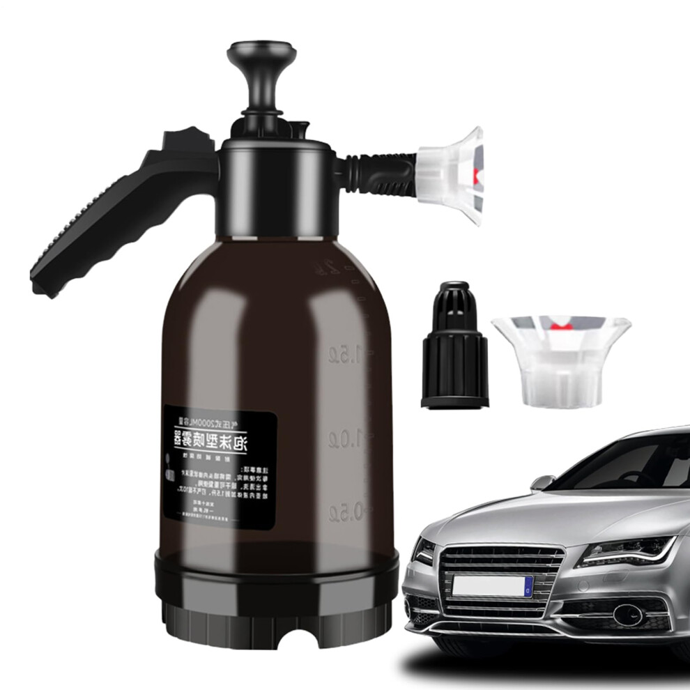 Car Wash Foam Cannon Sprayer With Dense Foam Generation And Wide Coverage For Vehicles And Outdoor Cleaning Black/Gray 9113335850187