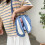 Bolsa transversal com orelhas de coelho – Tecido Oxford, design com laço 4