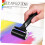 Rubber Ink Roller Set for Printmaking and Stamping, Smooth Brayer with EasyGrip Handle, 2pcs 2