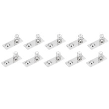 50 Pack Nickel Plated AA Battery Spring Contact Plates Replacement for Enhanced Conductivity