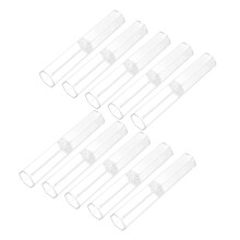 10pcs Hexagonal Pen Display Case Clear Acrylic Pen Storage Box for Desk and Collection