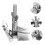 Screen Printing Hinge Clamp with Accurate Frame Alignment, Durable Silver Galvanized DIY Silk Screen Clamp 4