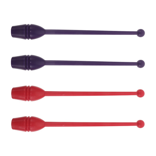 4Stk Rhythmic Gymnastics Sticks Aus PP in Bunt Für Training