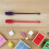 4Stk Rhythmic Gymnastics Sticks Aus PP in Bunt Für Training 5