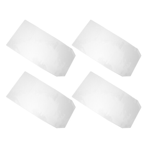 4Pièces Couverture Cahier A6 Claire En PVC Résistante Et Réutilisable