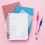 4Pièces Couverture Cahier A6 Claire En PVC Résistante Et Réutilisable 4