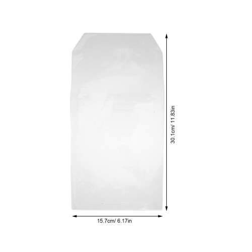 4Pièces Couverture Cahier A6 Claire En PVC Résistante Et Réutilisable 1