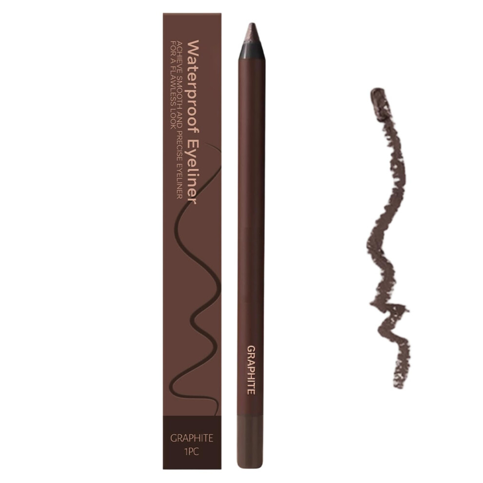 Waterproof Eyeliner Pencil 24HR No Smudge 2 in 1 Eye and Brow Sharpener GRAPHITE Long Lasting