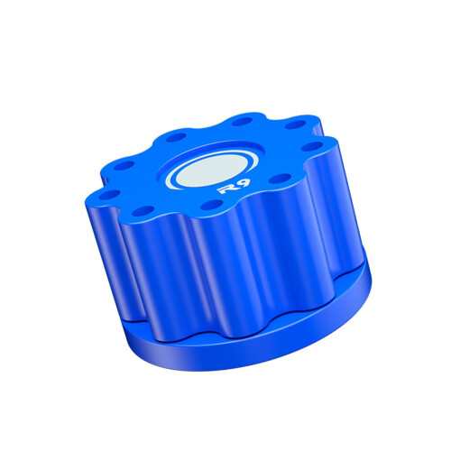 Rotating Tool Organizer with 360 Access, Multi‑Tier Storage Box for Crafts and Workshops, Blue ABS