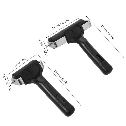 2pcs Rubber Printmaking Rollers Brayer Tool for Artists with Precise Ink Application and Smooth Rolling 1