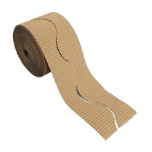 Natural Corrugated Border Roll 10cm x 7.5m for Bulletin Board and School Display Trim