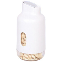 Toothpick Holder with Sealed Sliding Lid, Durable Dispenser for Home and Travel, 300 Wooden Picks