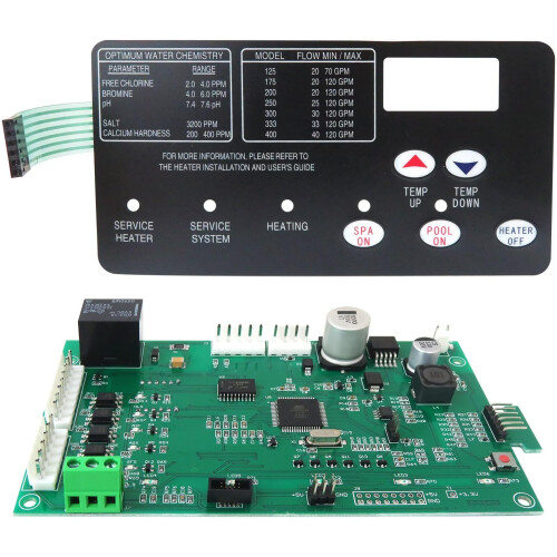 Pool Heater Control Board 420020007S Kit for StaRite MaxETherm SR333HD SR400HD SR200NA