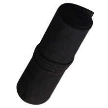 Black Canvas Roll Up Pencil Case 20 Slot Organizer for Artists and Students Drawing Sketching