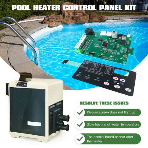 Pool Heater Control Board 420020007S Kit for StaRite MaxETherm SR333HD SR400HD SR200NA 2