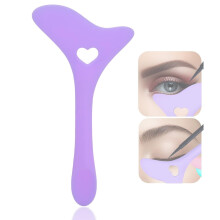Eyeliner Stencil Silicone Winged Drawing Aid Reusable Template Precision Eye Makeup Tool