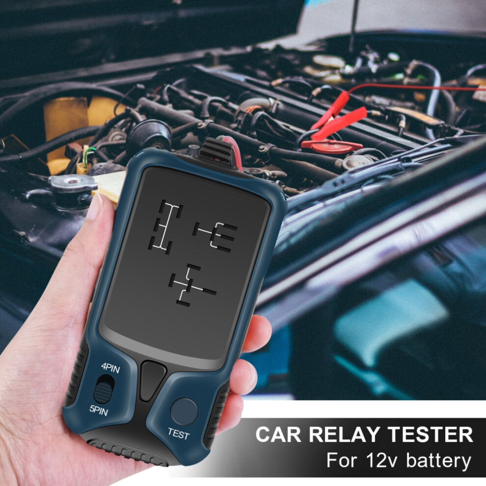 12V Car Relay Diagnostic Tester, Battery Tool 7806371582915