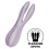 SATISFYER - THREESOME 2 VIBRATOR BLACK lila 1