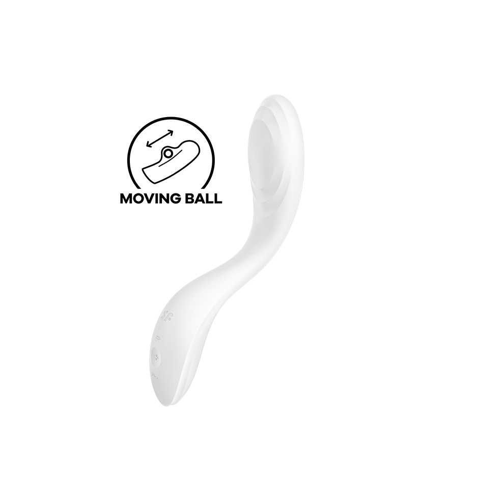 Satisfyer Vibrator Green Satisfyer - Rrrolling Pleasure Gspot Vibrator Blanco