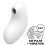 SATISFYER - VULVA LOVER 2 AIR PULSE STIMULATOR & VIBRATOR WHITE 1