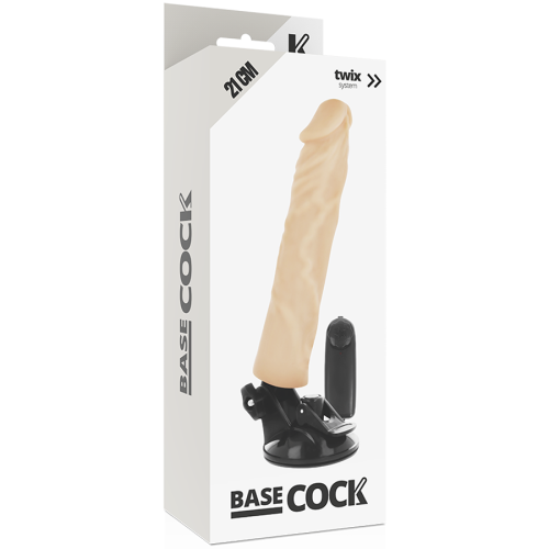 BASECOCK Vibratore Realistico Nero 1
