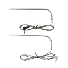 Meat Probe Replacement for Traeger 2 Pack, Waterproof 3.5mm Plug BBQ Pellet Grill Thermometer Probes