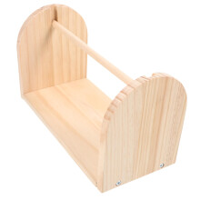 Wooden Yarn Winder and Spool Holder for Sewing and Embroidery, Manual Spinner with Tangle Thread Storage