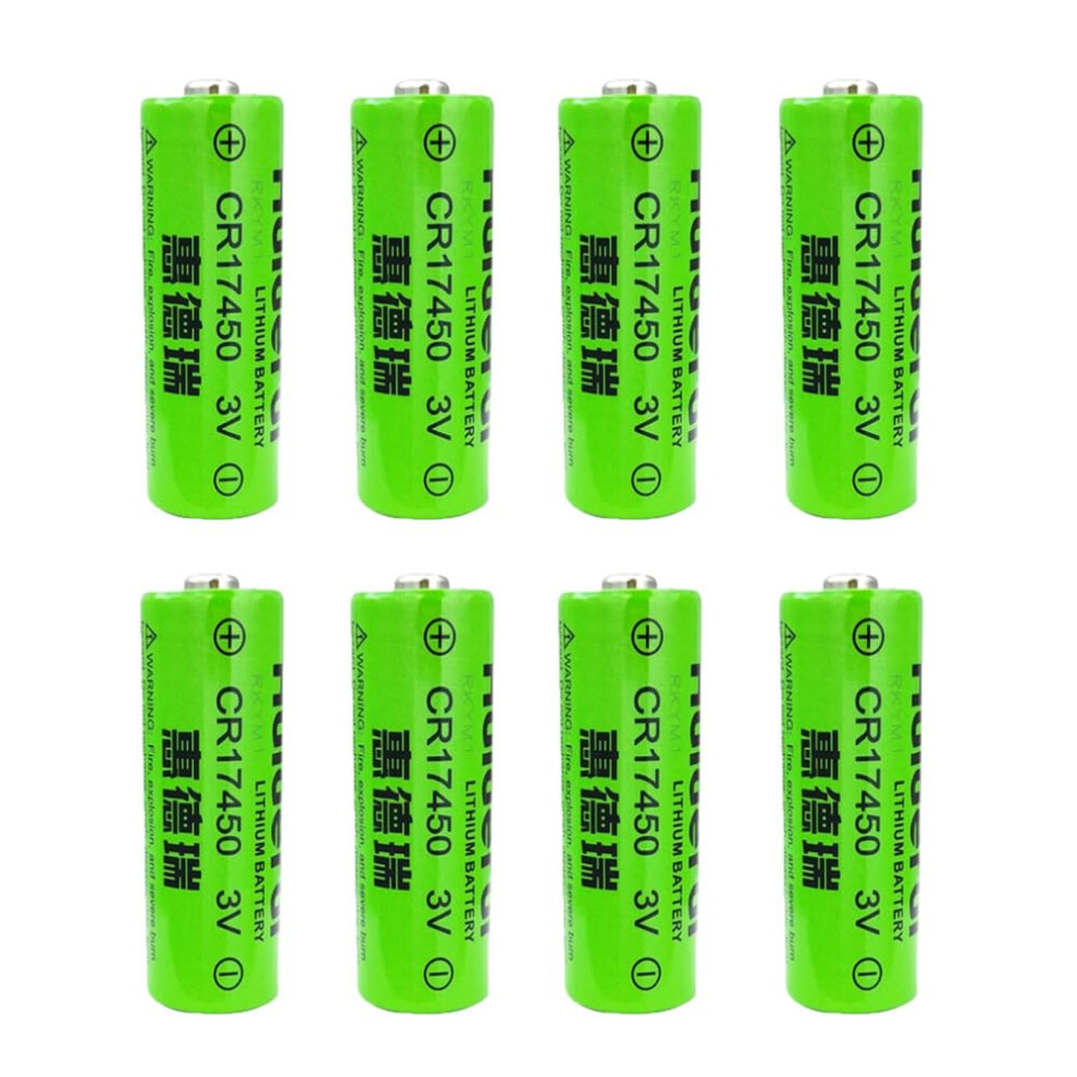 8Pack Cr17450 3V Lithium Battery 2500Mah Longlasting Energy Nonrechargeable 9169991810089