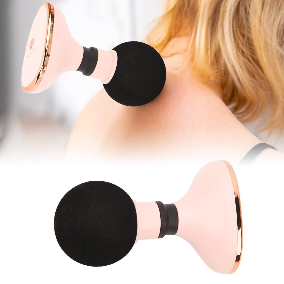 Pink Mini Massage Gun Deep Tissue With 5 Speed Settings, Ergonomic Palm Grip, Rechargeable