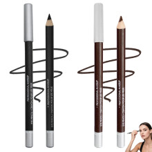 2pcs Waterproof Long Lasting Eyeliner Pencil, Multi Color Smooth Eye Makeup for Women Brown and Black