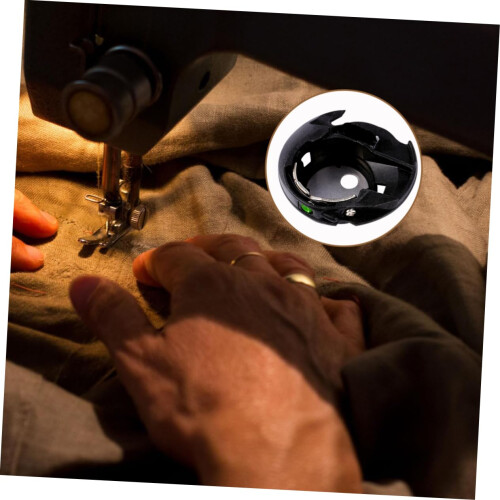 Sewing Machine Bobbin Case Replacement Part, Plastic Shuttle Compatible with Brother Models 1