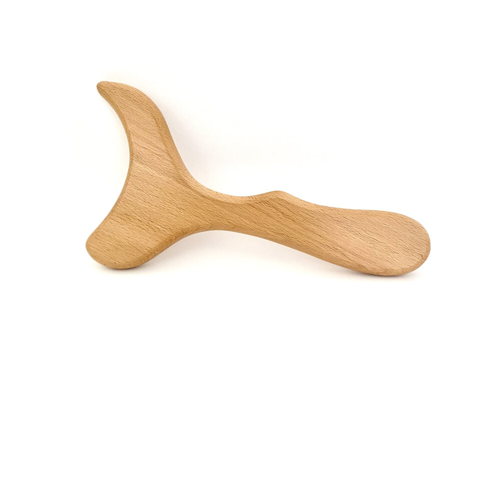 Wood Therapy Massager and Gua Sha Paddle for Cellulite Reduction, Lymphatic Drainage, Body Sculpting GE001