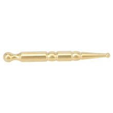 Body Point Probe Massage Tool Messing Acupunctuurpen met Dubbele Kop en Getextureerd Handvat voor Gezichtsreflexologie en Verlichting van Spierpijn,