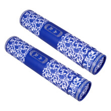 Expandable Poster Tube with Porcelain Pattern, Adjustable Art Storage Tube for Secure Mailing