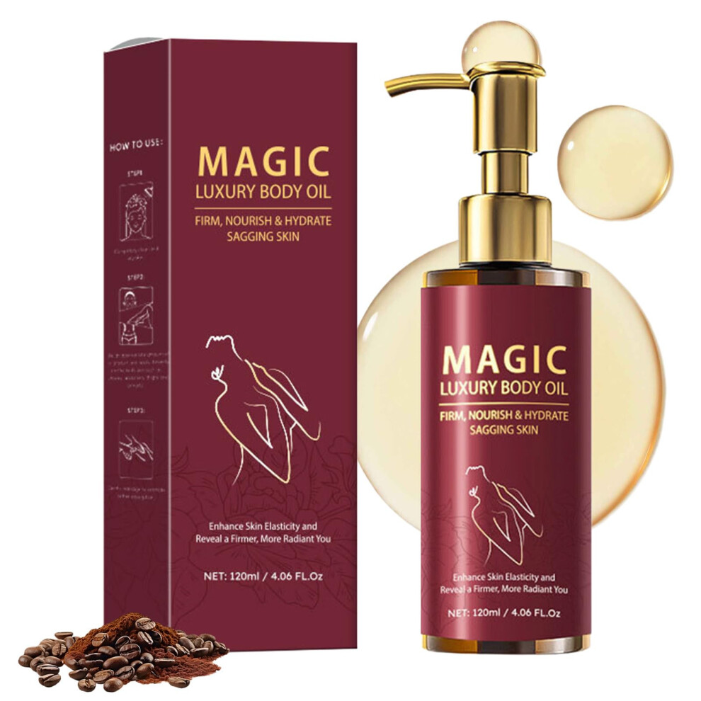 Cellulite Massage Oil with Vitamin E for Skin Firming, Stretch Mark Care and Elasticity Boost
