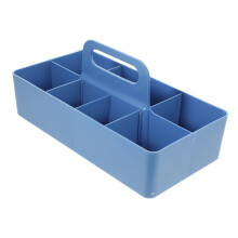 Stackable Storage Organizer Box with Carry Handle for Stationery and Art Supplies, Durable Lightweight Design