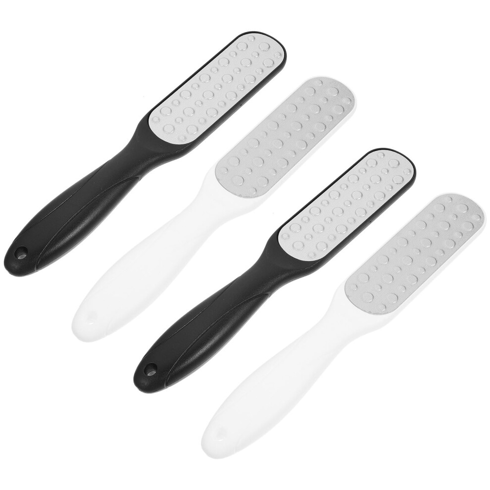 4Pcs DualSided Foot File Callus Remover with Comfortable Grip for Effective Dead Skin Removal