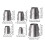 54Pcs Handle Wedges Silver Metal Taper Wedges for Tools 2