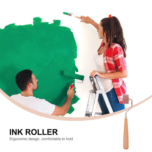 Brayer Roller for Printmaking with Ergonomic Lightweight Grip and Smooth Even Coverage 1