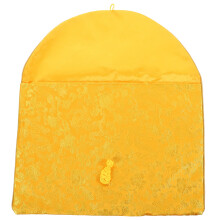 Brocade Jewelry Pouch with Elegant Design and Secure Knot Closure, Ethnic Coin Purse for Gifts