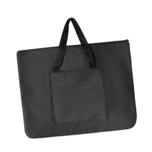 Large Canvas Artist Portfolio Bag 66cm x 53cm with Zipper Closure and Side Pockets