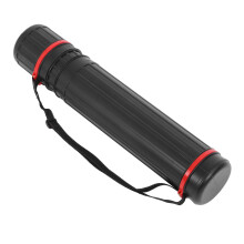 Adjustable Telescopic Poster Tube with Secure End Caps for Maps, Blueprints and Artwork