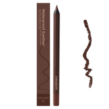 Waterproof Eyeliner Pencil 2 in 1 Eyeliner and Brow Pencil 24H No Smudge Chocolate Shade